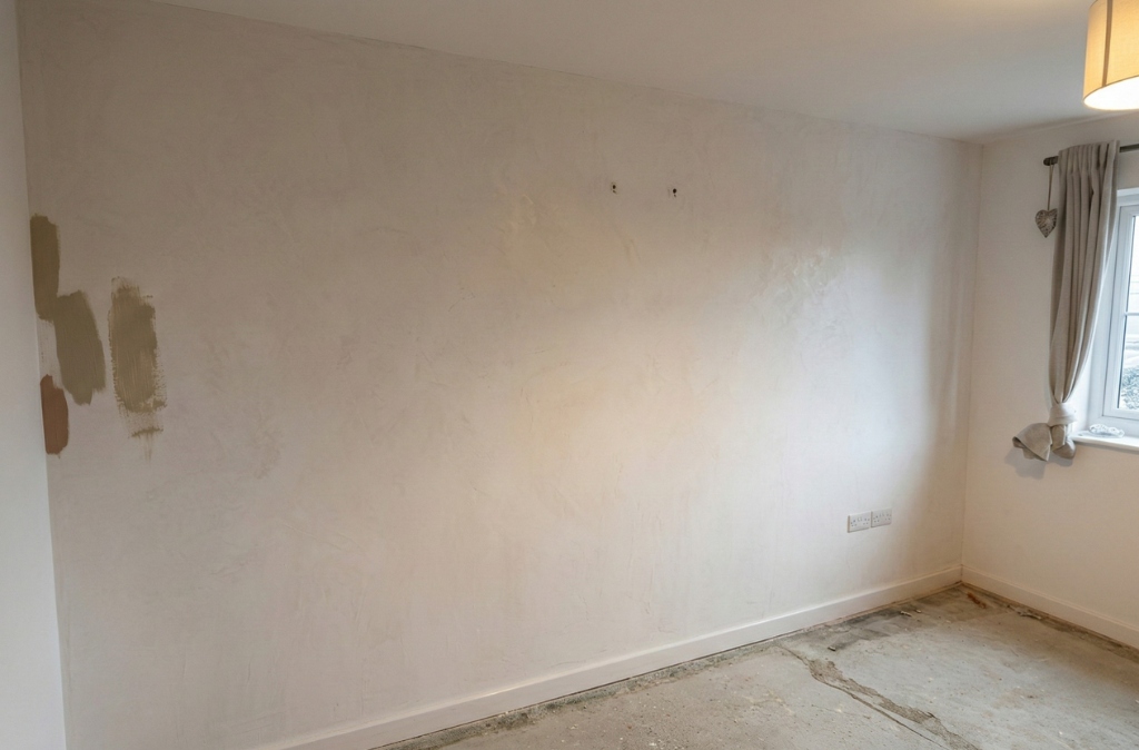 Before: an empty room ready for transformation